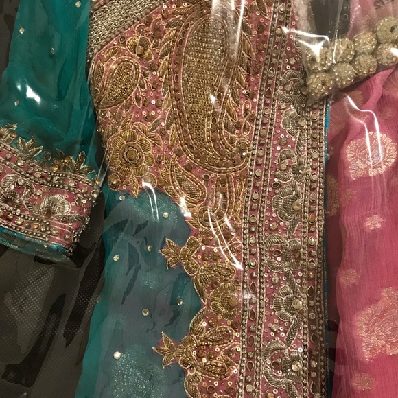 Indian Pakistani bridal maxi evening gown - Picture 5 of 9